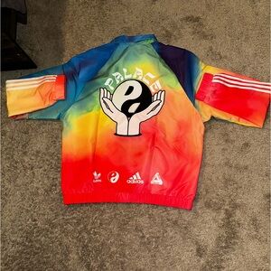 Adidas X Palace Tie Die Zip-Up